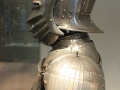 battle helmet and armor