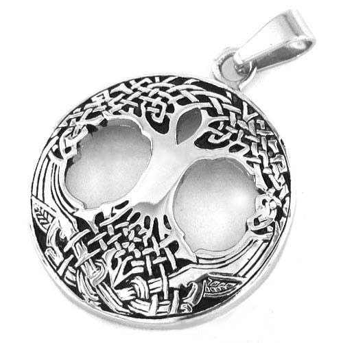 Free-shipping-Celtic-Knot-Life-Tree-Pendant-Stainless-Steel-Jewelry-Claddagh-Style-Pendant-Fashion-Women-Biker-Pendantx