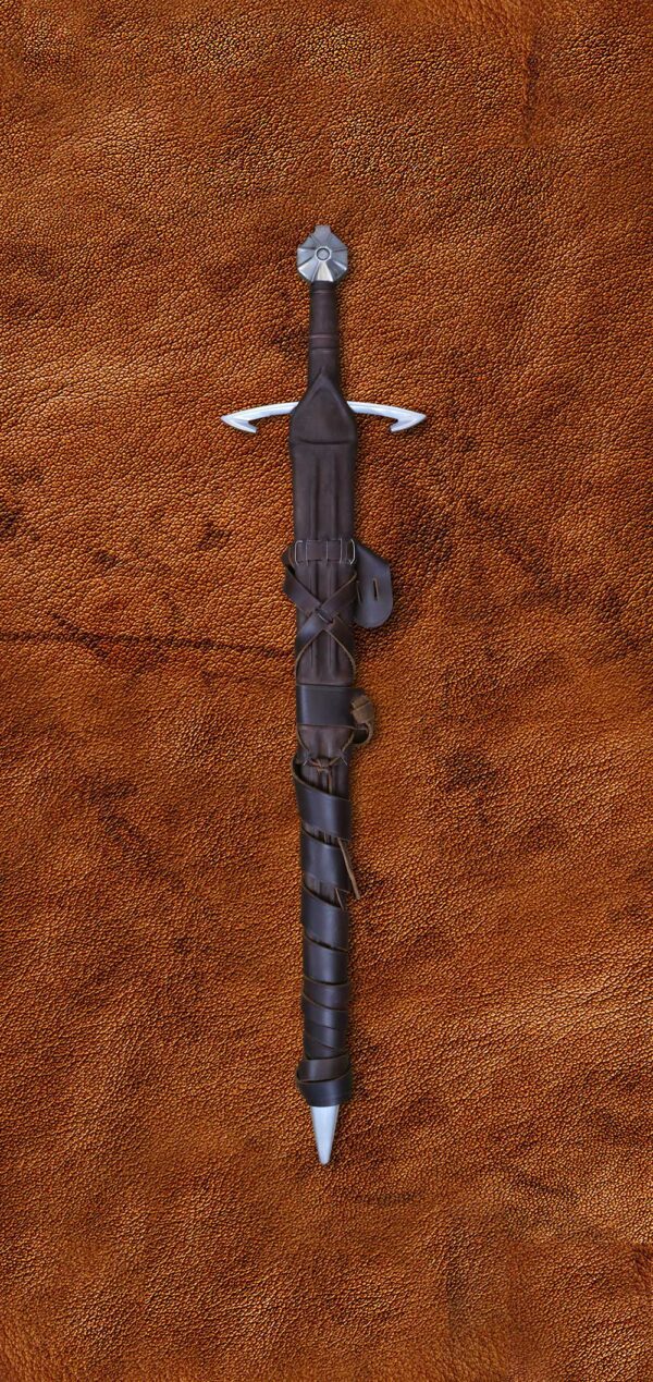 black-knight-medieval-sword-1312-medieval-weapon-one-handed-sword-in-scabbard