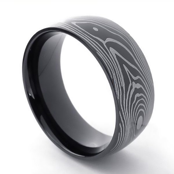 Damascus Pattern Ring (4007)