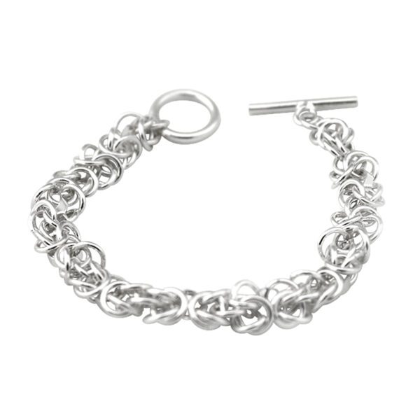 narrow-sterling-silver-chain-mail-bracelet-medieval-inspired-jewelry-bracelet