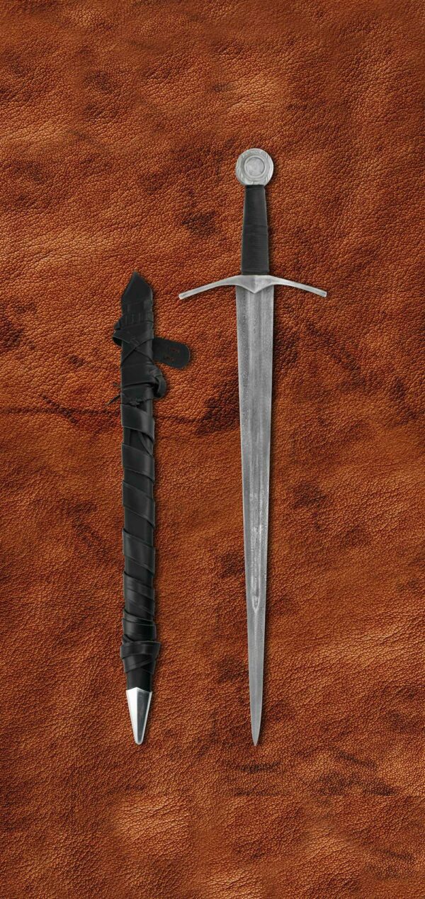 damascus-medieval-knight-sword-1600-scabbard