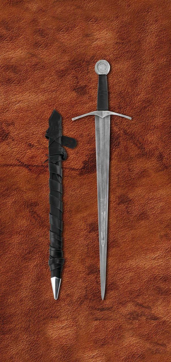 Aragorn Sword 40.5" Celtic Medieval Knight Sword With Scabbard Stainless