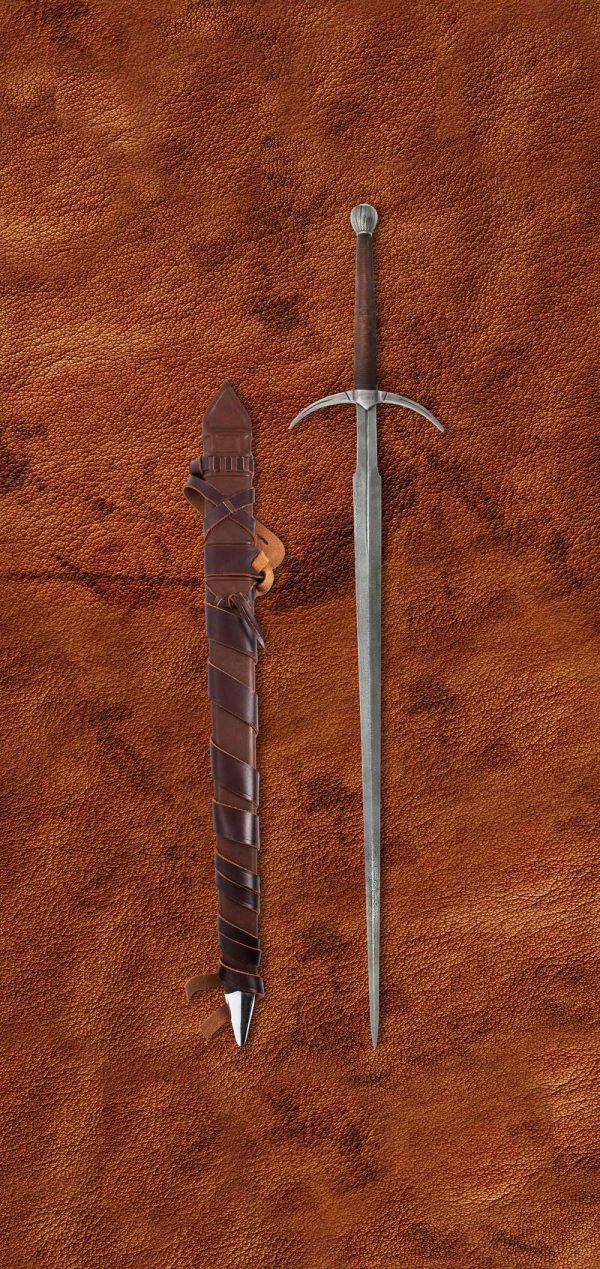 damascus-two-handed-danish-sword-1607-scabbard