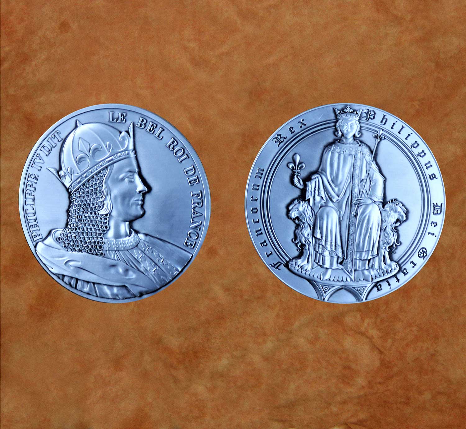 France Mint - Obole \u00e0 l'O rond Dy 224 var besant under the O King PHILIPPE IV the BEL 1285-1314 Rare!