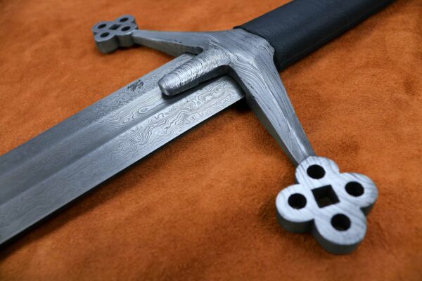 damascus-steel-scottish-claymore-sword-medieval-weapon-elite-series-1619-10.