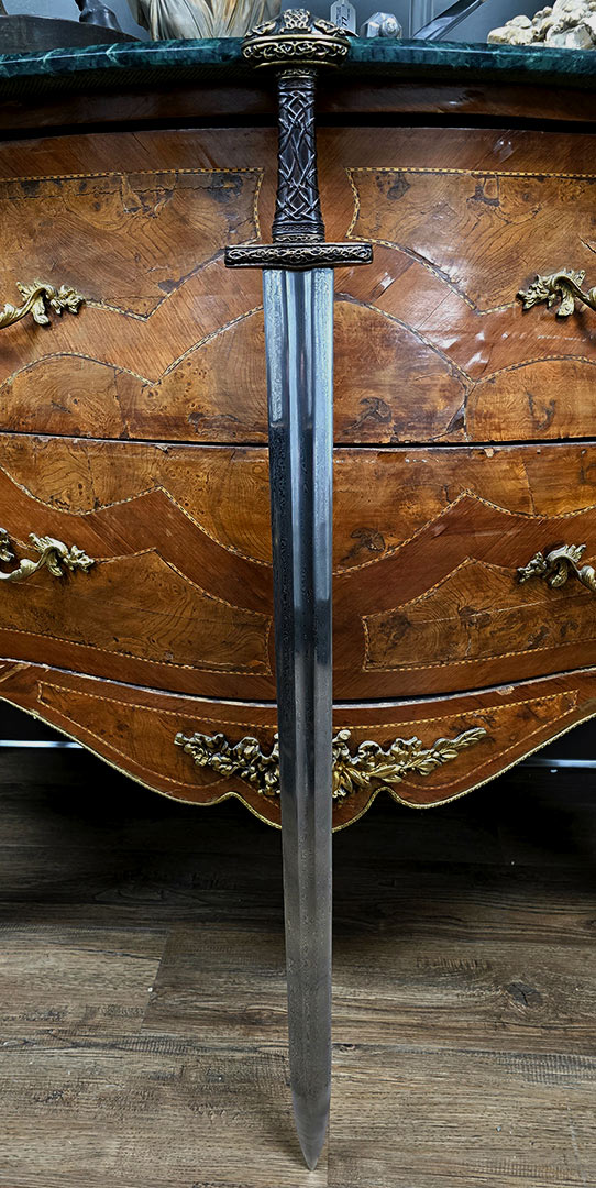 Alternative view of (Sale Sword) Folded Steel Einar Viking Sword (#98915)