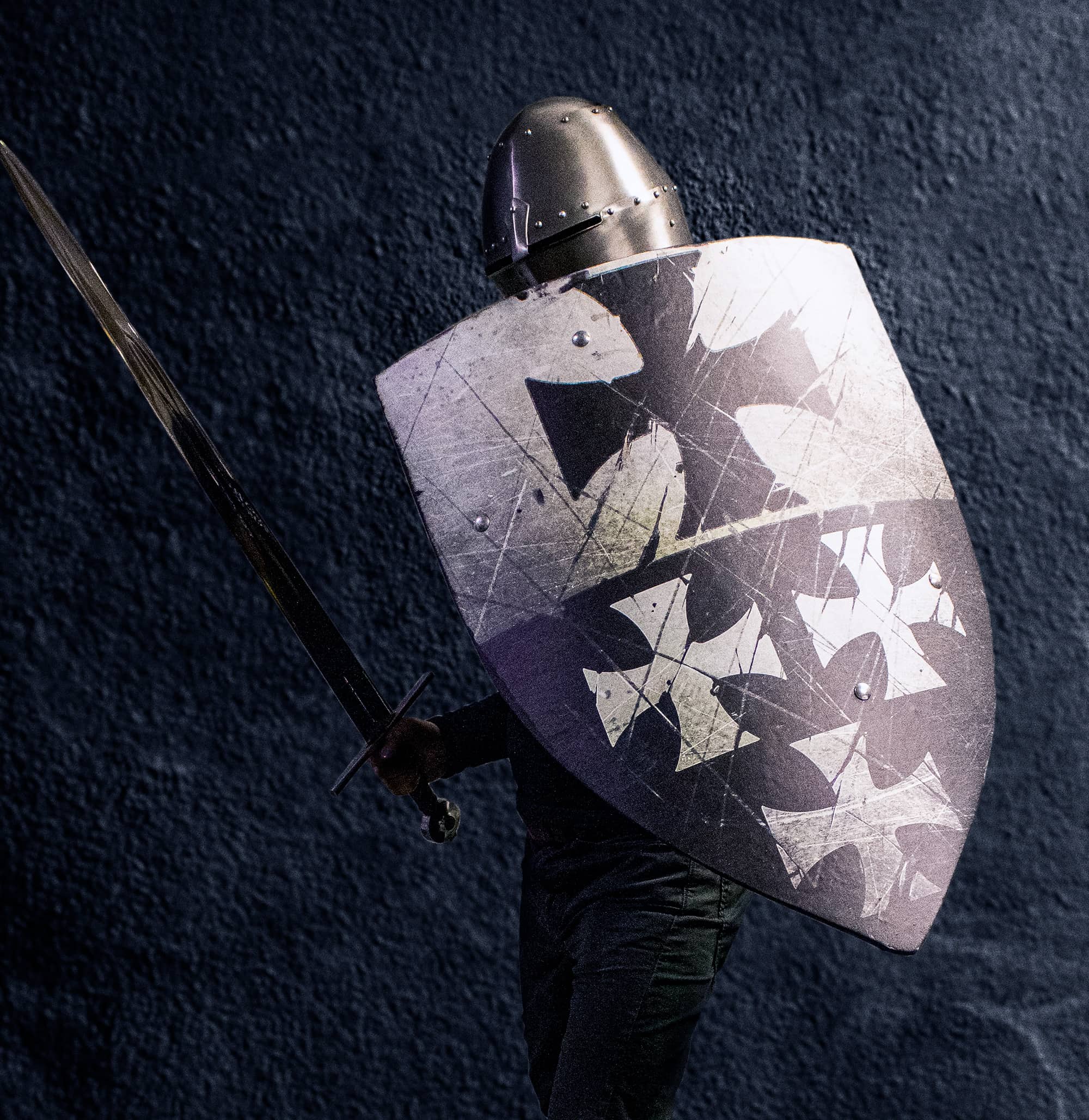 Medieval Knight’s Shield Wallpaper