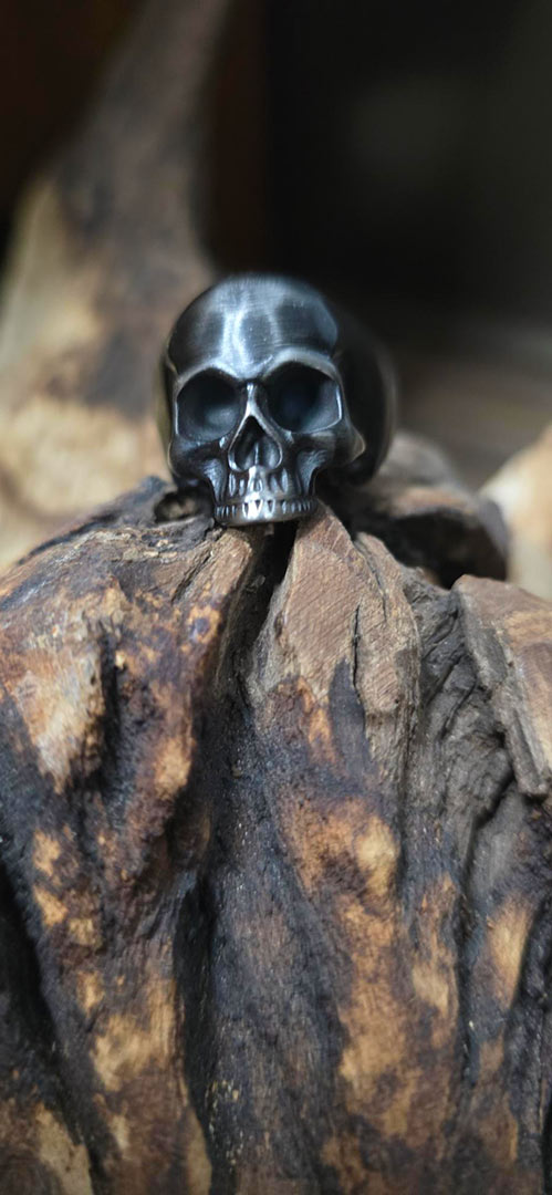 Half Skull Ring (4052)