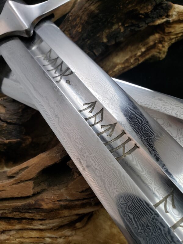 Anduril Sword Folded Steel Blade (#1200)