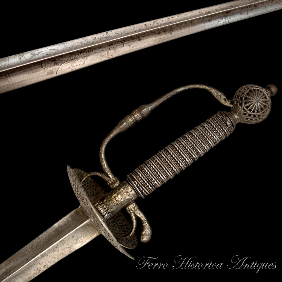 18th C. Austrian Smallsword (88128) - Darksword Armory