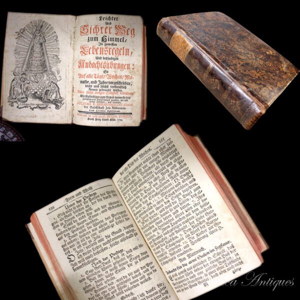 1773 Occult Possessed Holy Water and Witches - German Catholic Way to Heaven (88125)