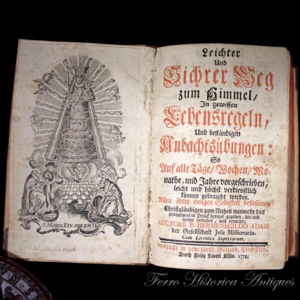 1773 Occult Possessed Holy Water and Witches - German Catholic Way to Heaven (88125)