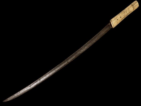 antique-japanese-smallsword-with-bone-handle-88134-2