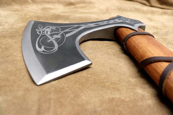 Hand-forged-battle-ready-viking-axe-1760- Hand-forged-battle-ready-viking-axe-1760-
