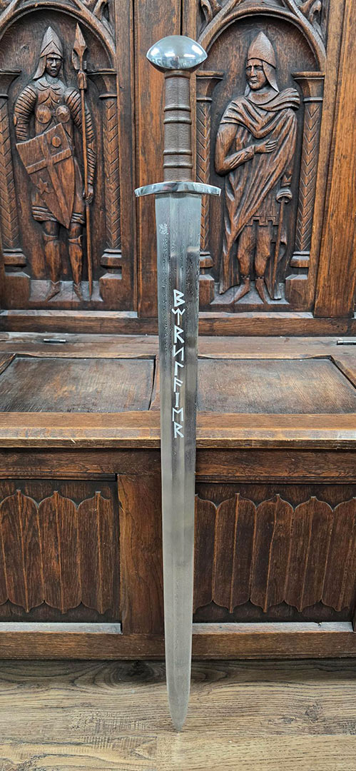 (Sale Sword) Folded Steel Viking Sword (#98926)