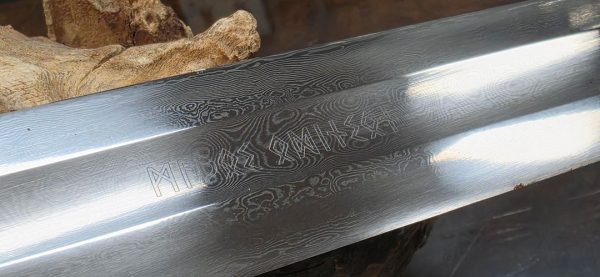 Alternative view of (Sale Sword) Folded Steel Viking Sword (#98912)