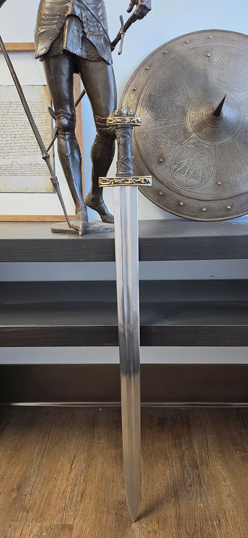 (Sale Sword) Folded Steel Viking Sword (#98912)