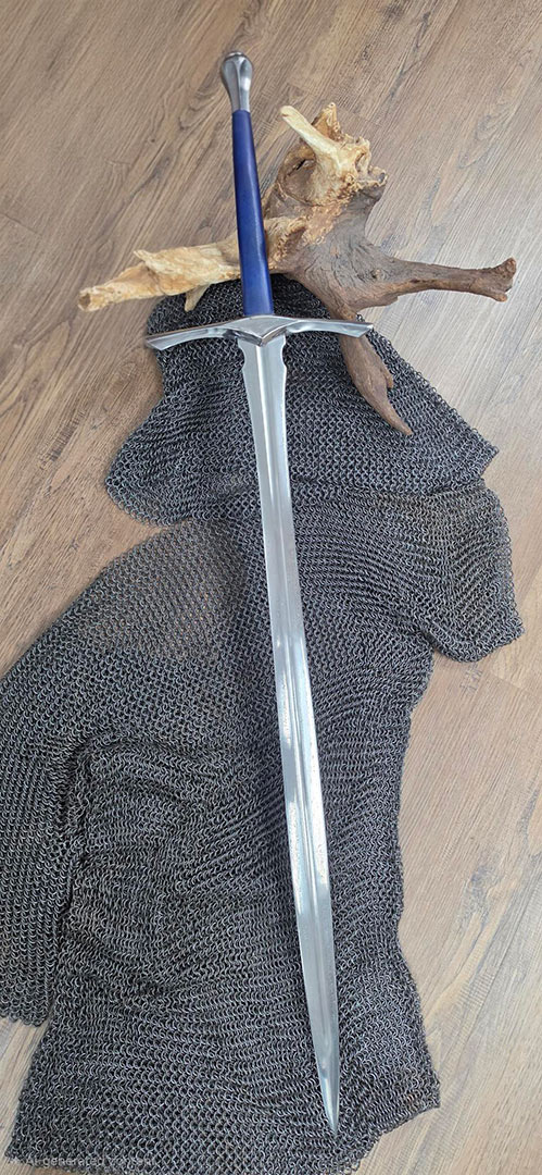 (Sale Sword) Folded Steel Sage Sword (#98932)