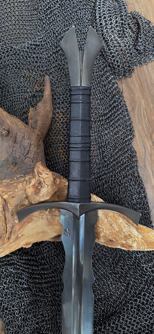 Alternative view of (Sale Sword  ) Blackened fantasy bastard sword (#98949)