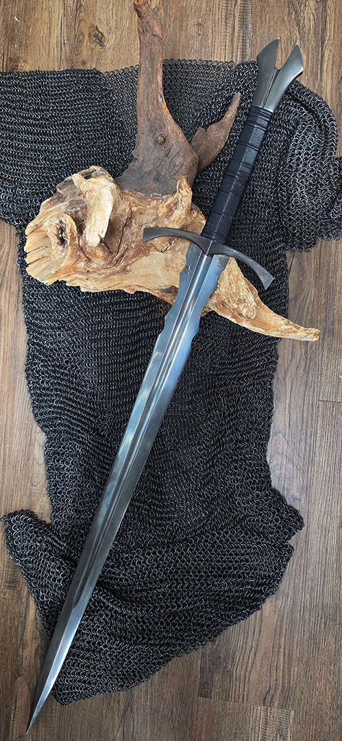 (Sale Sword ) Blackened fantasy bastard sword (#98949)