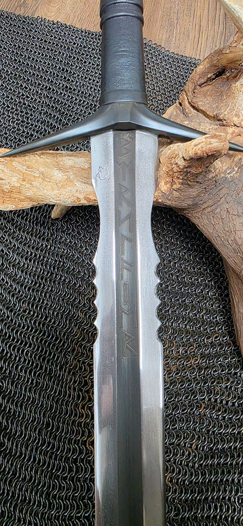 Alternative view of (Sale Sword  ) Blackened fantasy bastard sword (#98953)