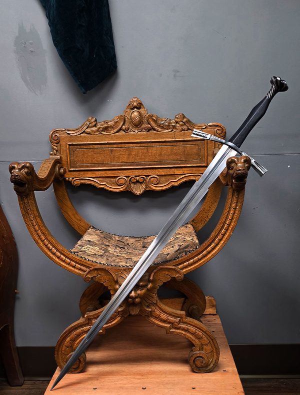 ( Sale Sword ) Gothic blackened longsword (#98967)